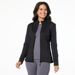 Joy Collection Luxe Performance Ultra Smooth Zip Up Jacket Size Large Athleisure